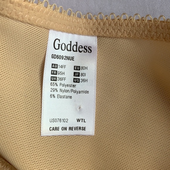 Goddess Women's Keira Nursing Bra Nude - Picture 7 of 8